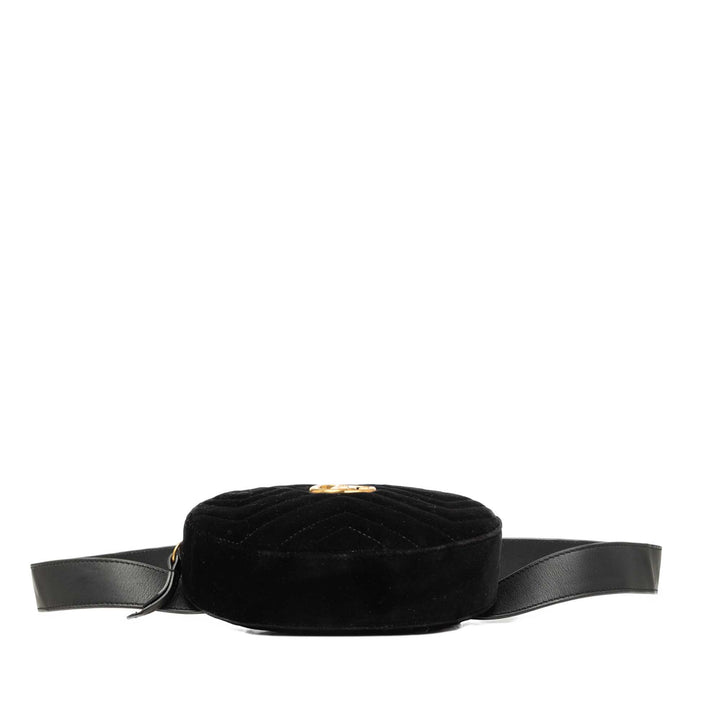 GG Marmont Matelasse Sac ceinture Noir