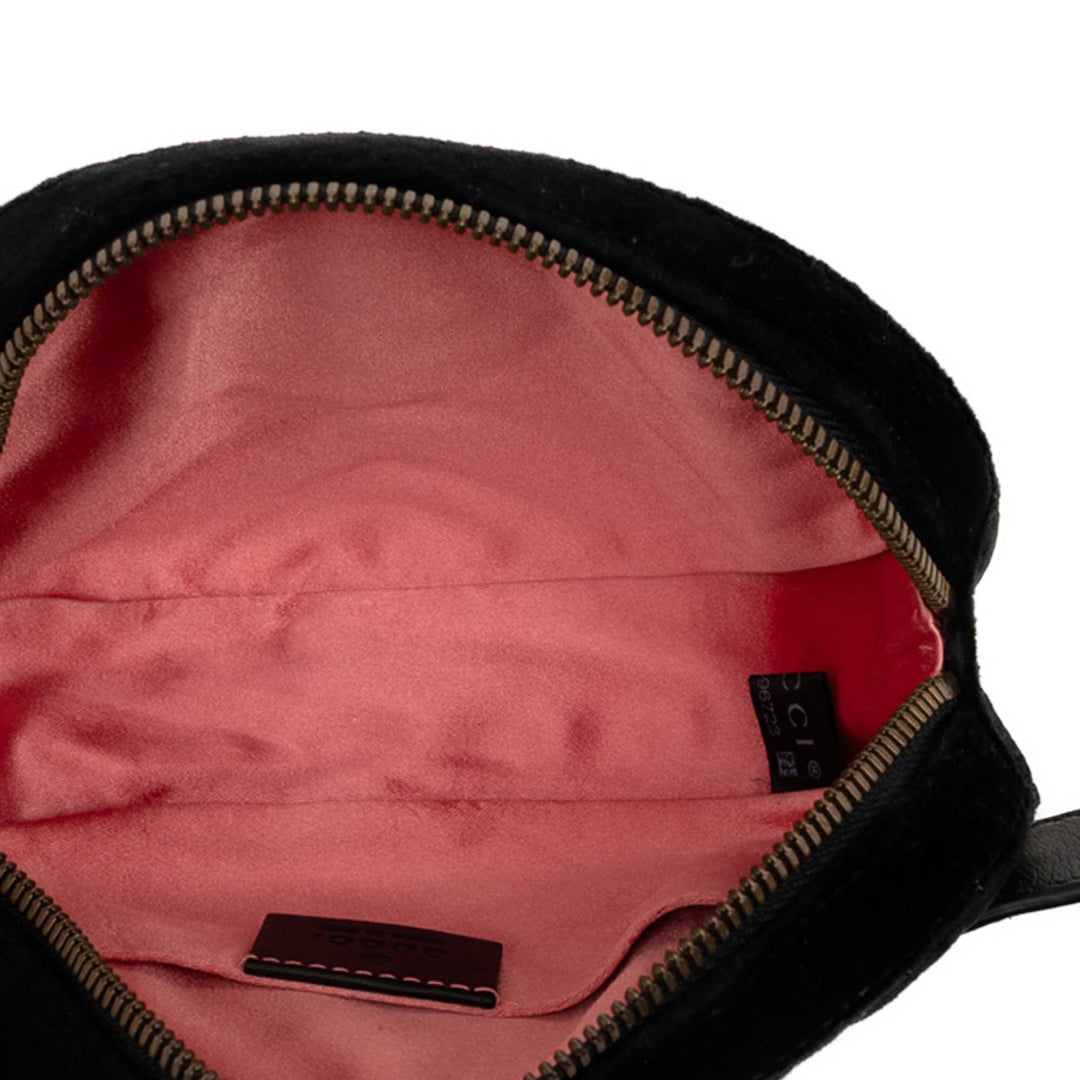 GG Marmont Matelasse Sac ceinture Noir