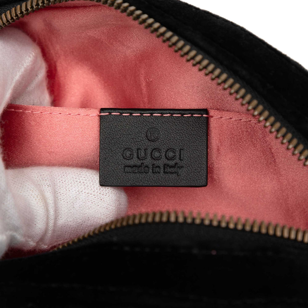 GG Marmont Matelasse Sac ceinture Noir