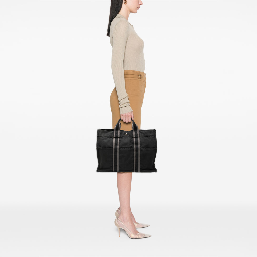 Hermès Toile Fourre Tout MM – GABY PARIS Authentique