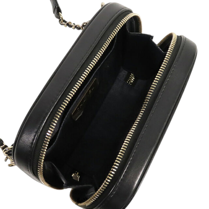 Chanel Sac caméra CC Mania Cuir d'agneau Noir – vue 4 – GABY PARIS