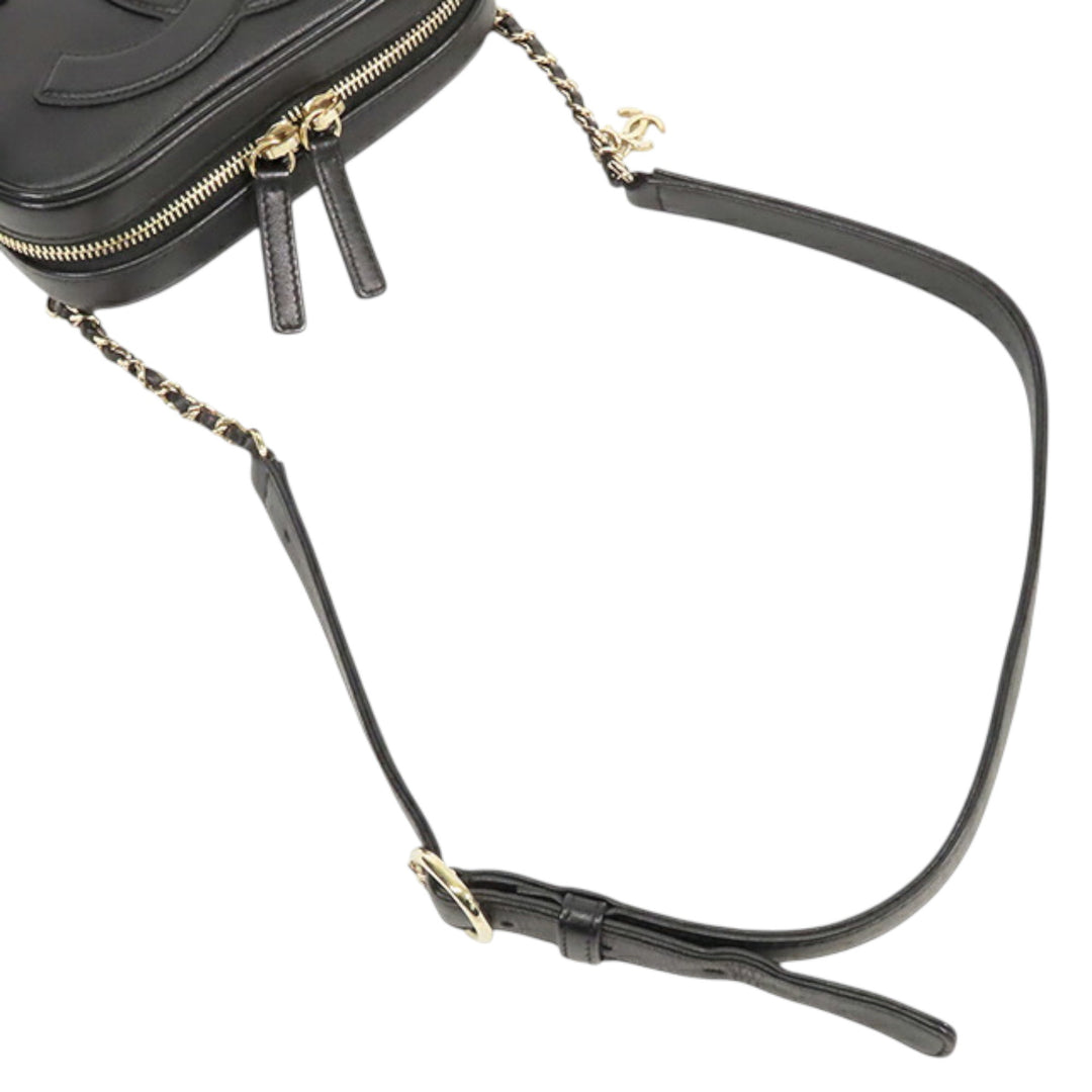 Chanel Sac caméra CC Mania Cuir d'agneau Noir – vue 5 – GABY PARIS