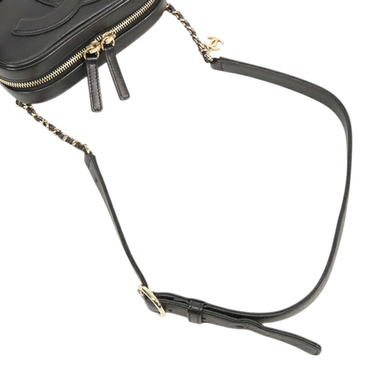 Chanel Sac caméra CC Mania Cuir d'agneau Noir – vue 5 – GABY PARIS