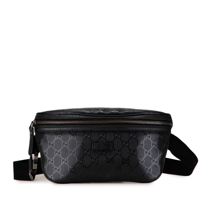 GG Imprime Belt Bag Black - Gaby Paris