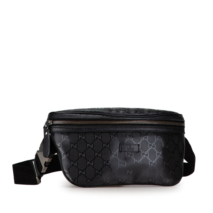 GG Imprime Belt Bag Black - Gaby Paris