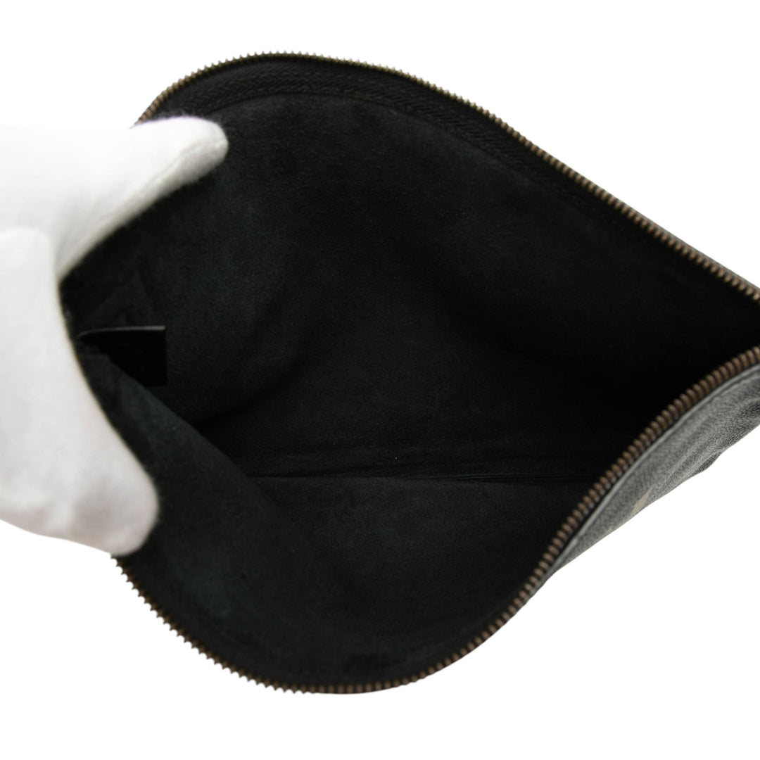 Gucci Medium Cuir de veau Logo Portfolio Pochette