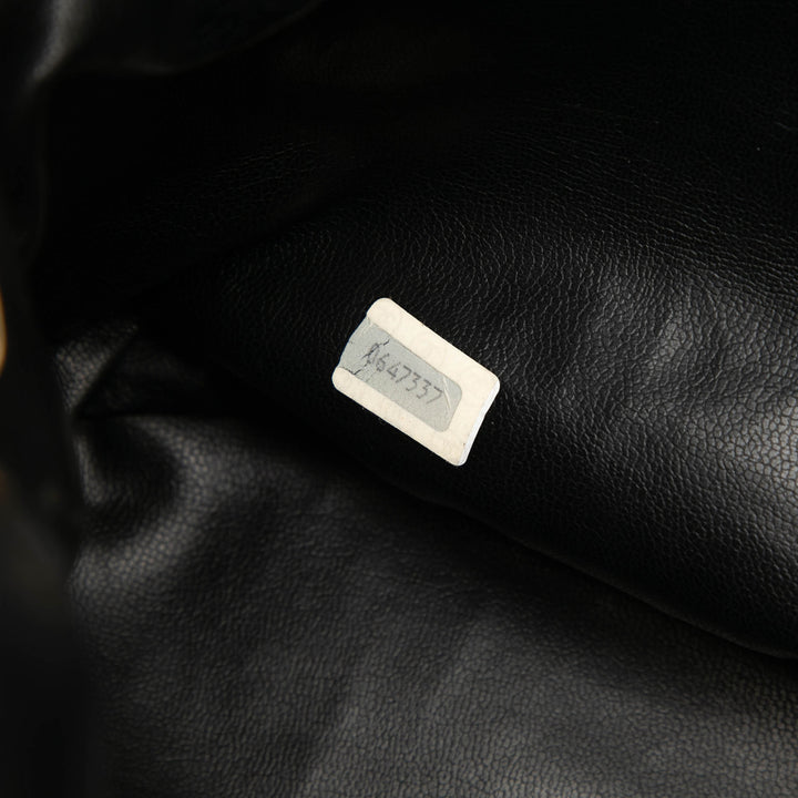 Chanel Matelassé Cuir d’agneau Drawstring Chain Bucket Sac