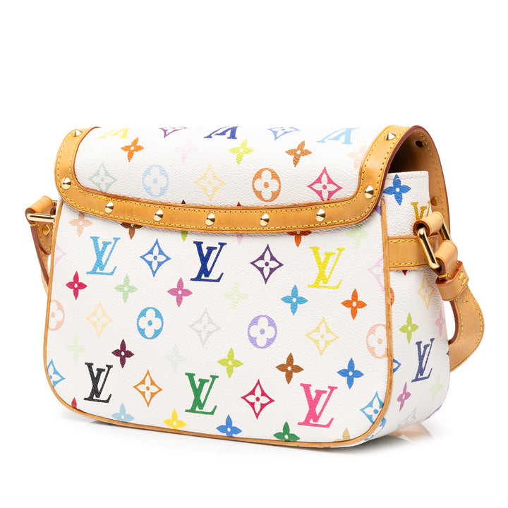 Sologne Monogram Multicolore Blanc