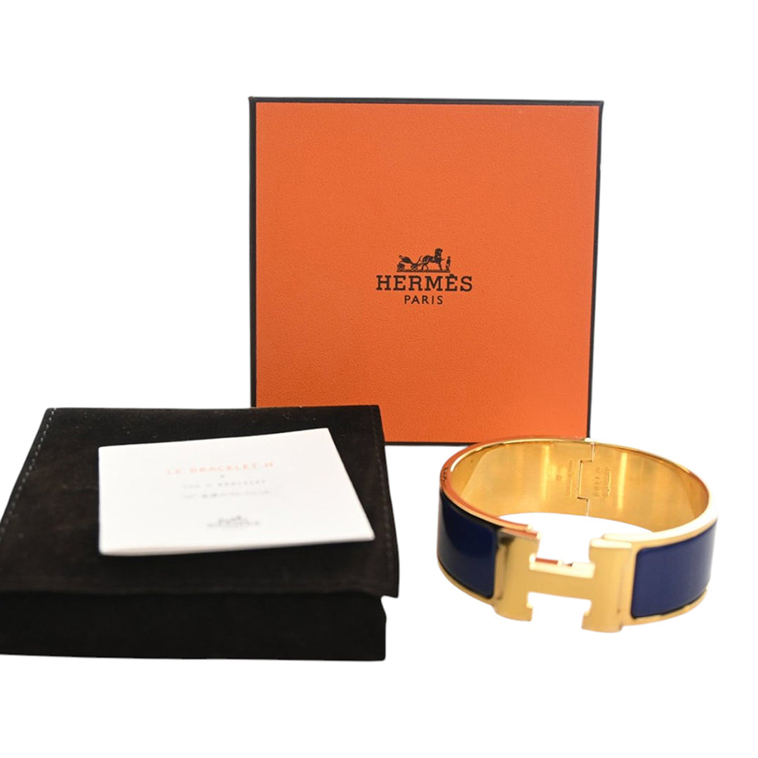 Hermès Wide Émail Clic Clac H Bracelet PM