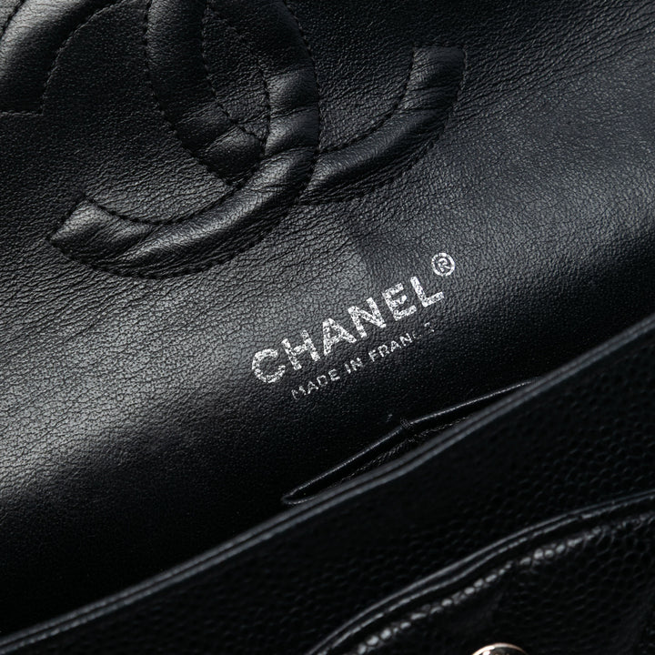 Chanel Medium Classic Caviar Double rabat