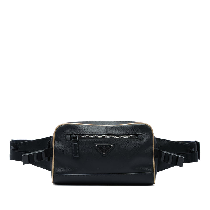 Sac ceinture Saffiano Noir