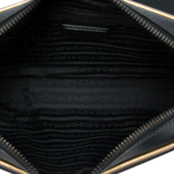 Sac ceinture Saffiano Noir
