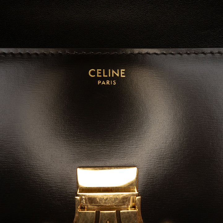 Celine brillant Cuir de veau Triomphe Claude Sac bandoulière