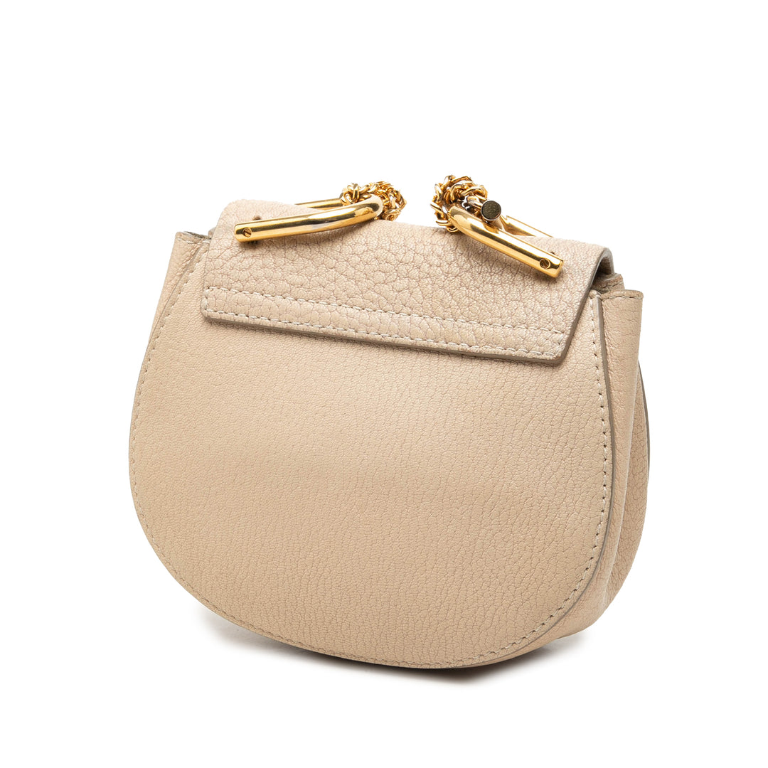 Chloé Nano Cuir de veau grainé Drew Sac porté croisé
