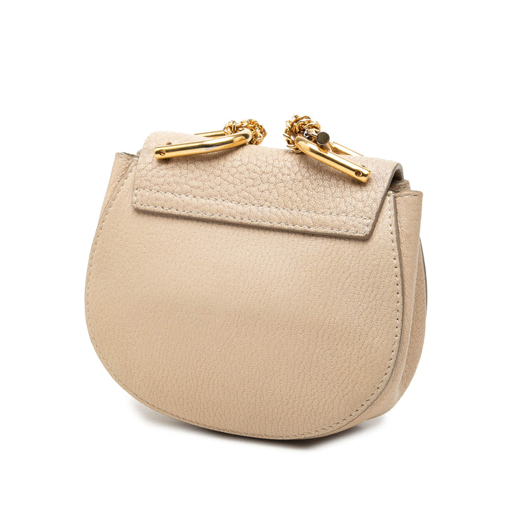 Chloé Nano Cuir de veau grainé Drew Sac porté croisé