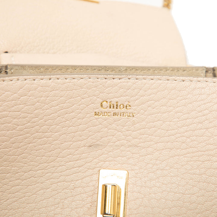 Chloé Nano Cuir de veau grainé Drew Sac porté croisé
