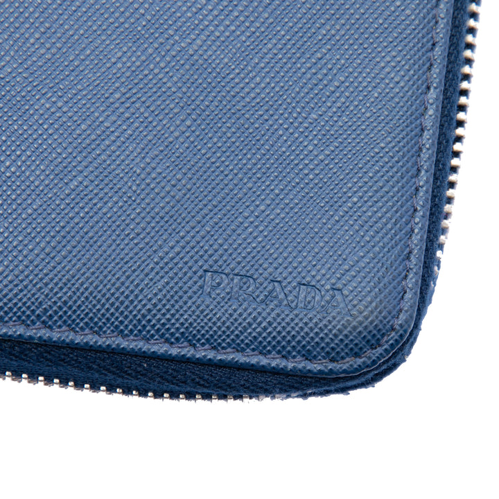 Prada Saffiano Double Zip Portefeuille long