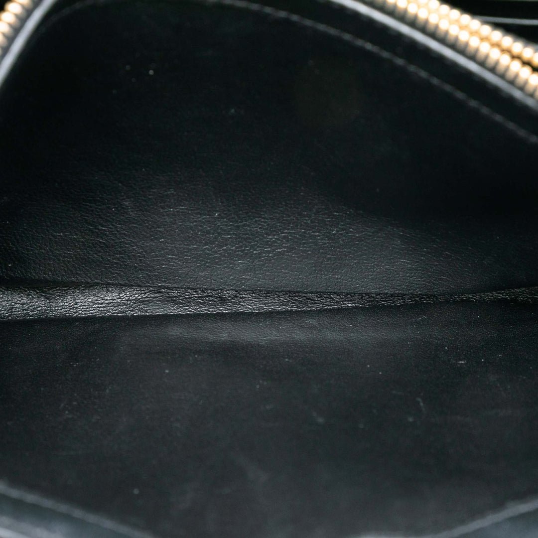 Saint Laurent Medium Cuir verni Vicky Sac porté croisé