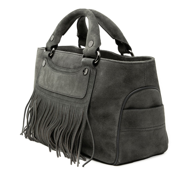 Celine Daim Boogie Fringe Sac à main