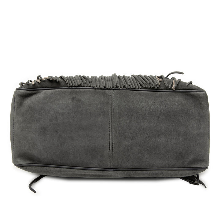 Celine Daim Boogie Fringe Sac à main