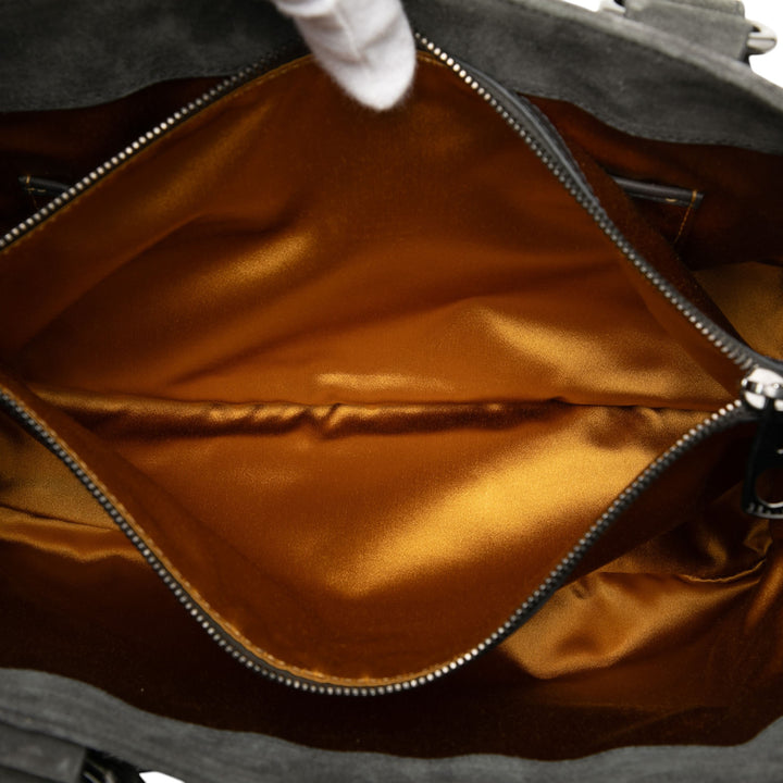 Celine Daim Boogie Fringe Sac à main
