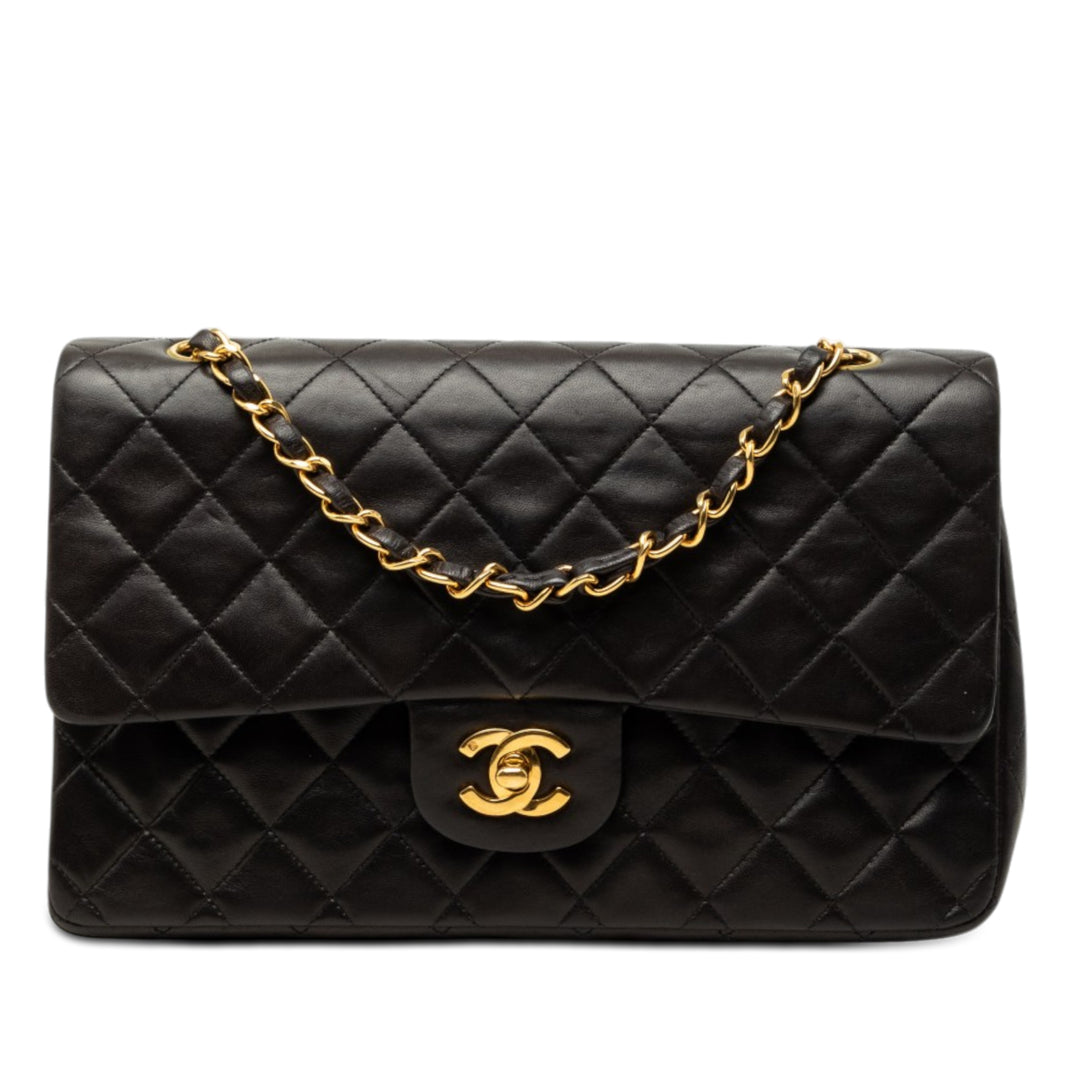 Chanel Medium Classic Cuir d’agneau Double rabat