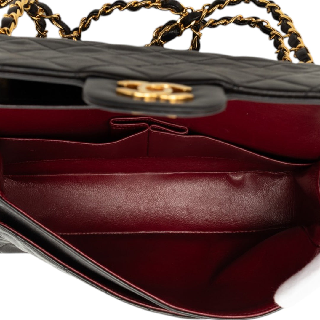 Chanel Medium Classic Cuir d’agneau Double rabat