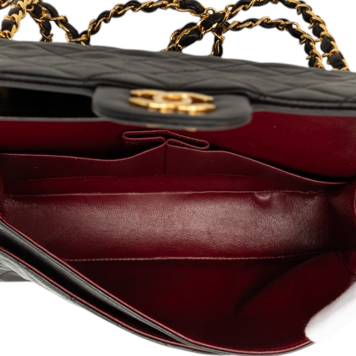 Chanel Medium Classic Cuir d’agneau Double rabat