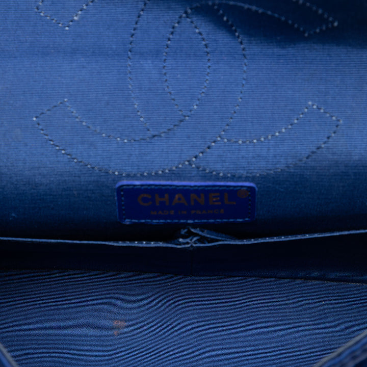 Chanel Matelassé Satin Reissue 2.55 Double rabat 225