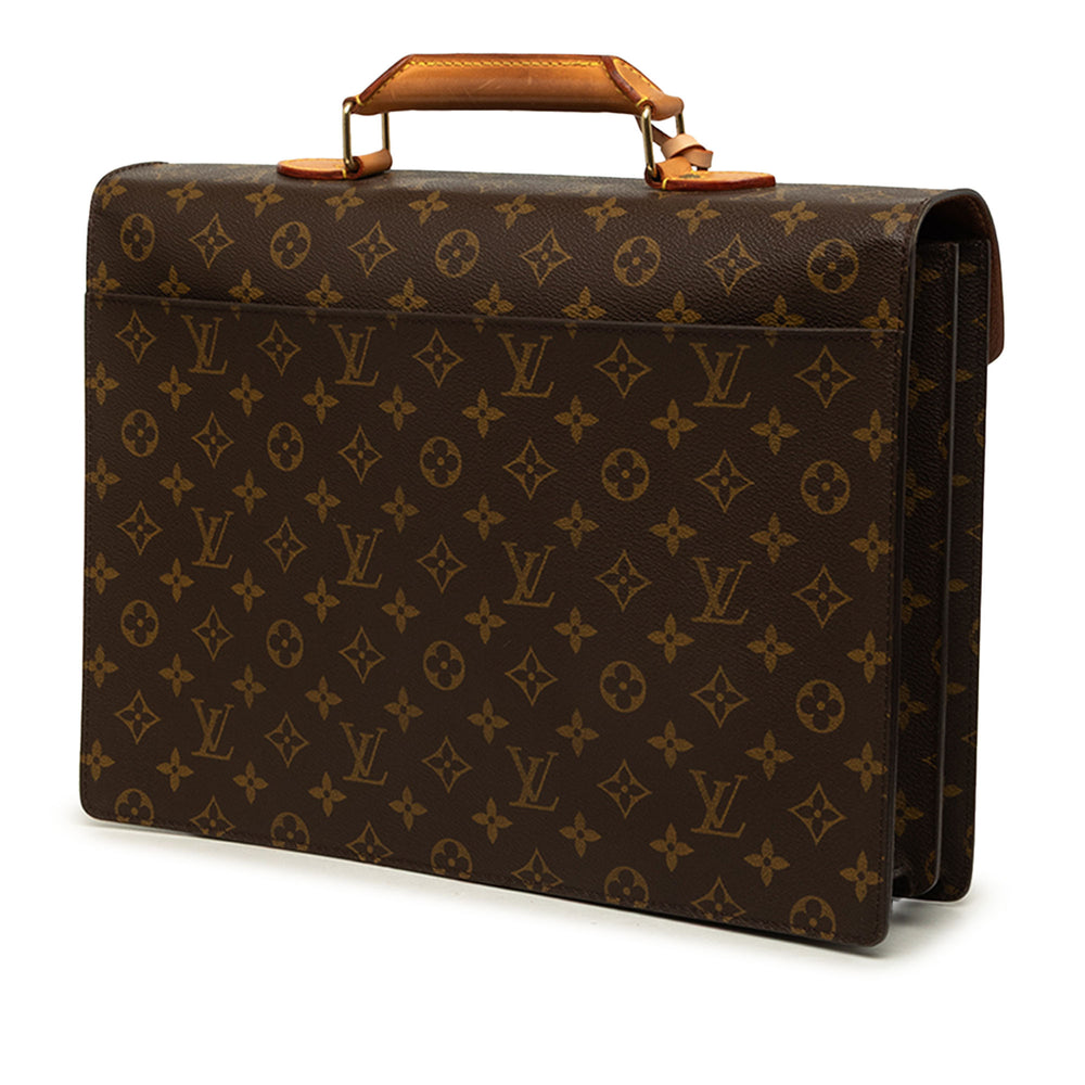 Louis Vuitton Porte-documents Serviette Conseiller Monogram Marron – vue 2 – GABY PARIS