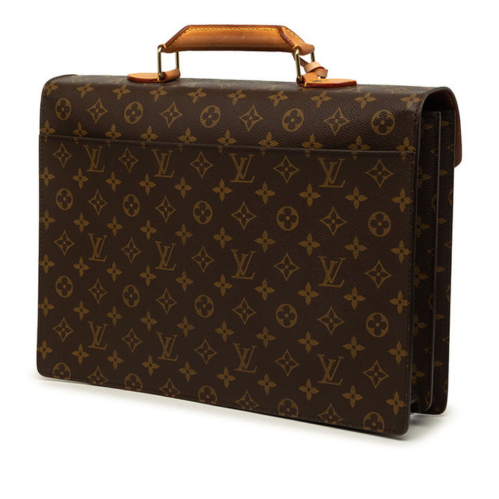 Louis Vuitton Porte-documents Serviette Conseiller Monogram Marron – vue 2 – GABY PARIS