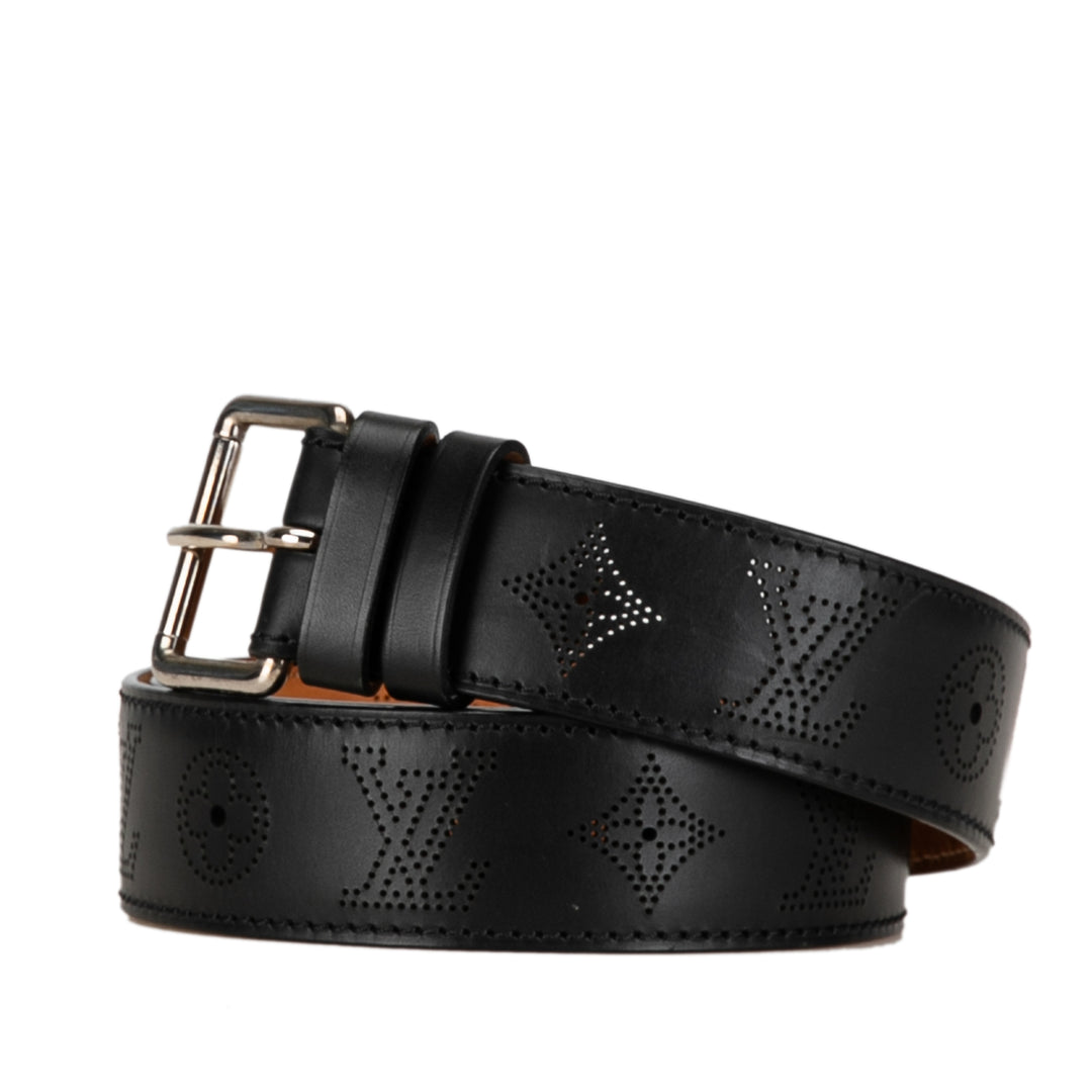 Peforated Mahina Belt Black - Gaby Paris