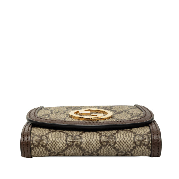 Blondie Wallet on Chain Moyen GG Supreme Beige