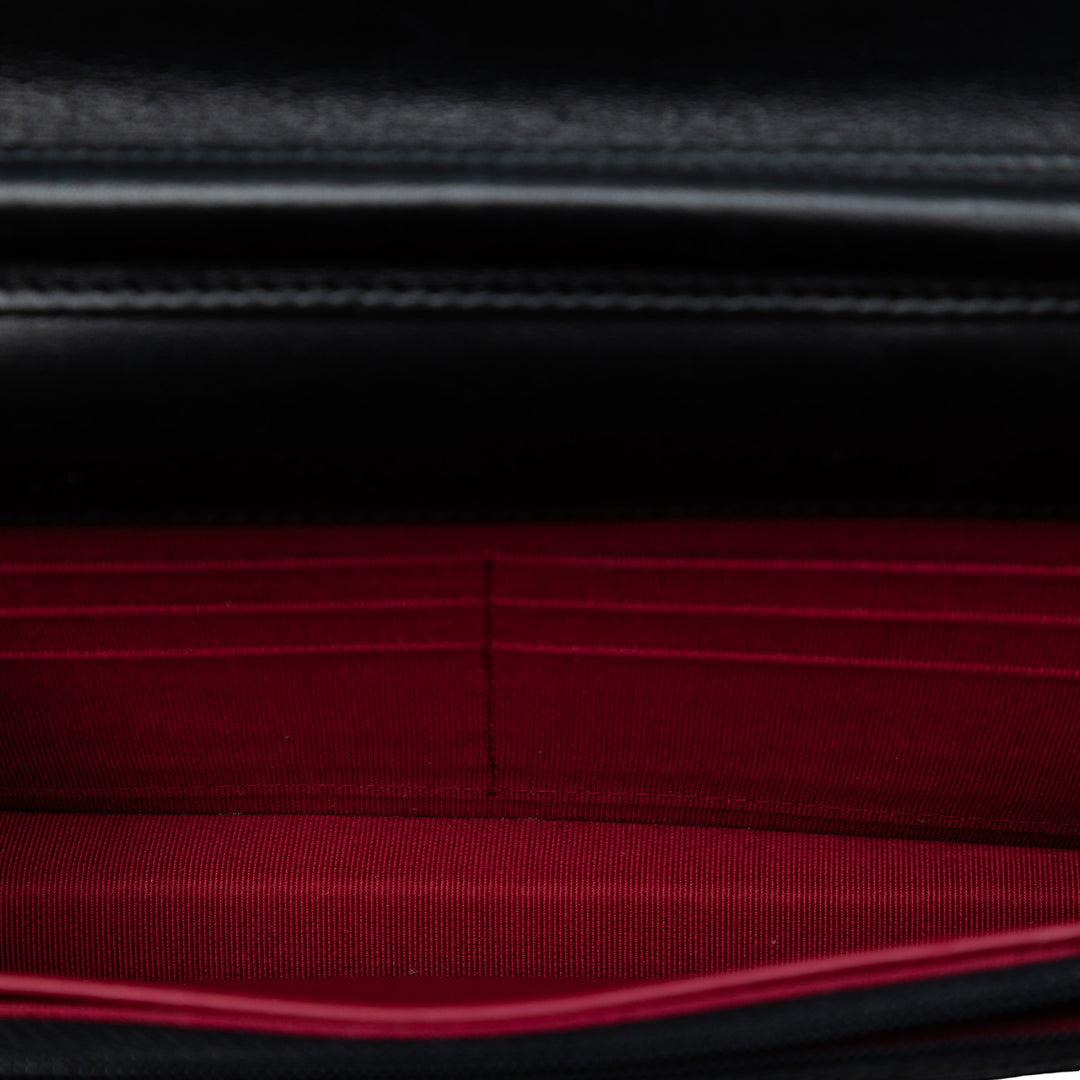 Chanel Matelassé vieilli Cuir de veau Gabrielle Wallet on Chain