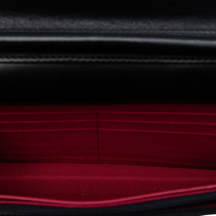 Chanel Matelassé vieilli Cuir de veau Gabrielle Wallet on Chain