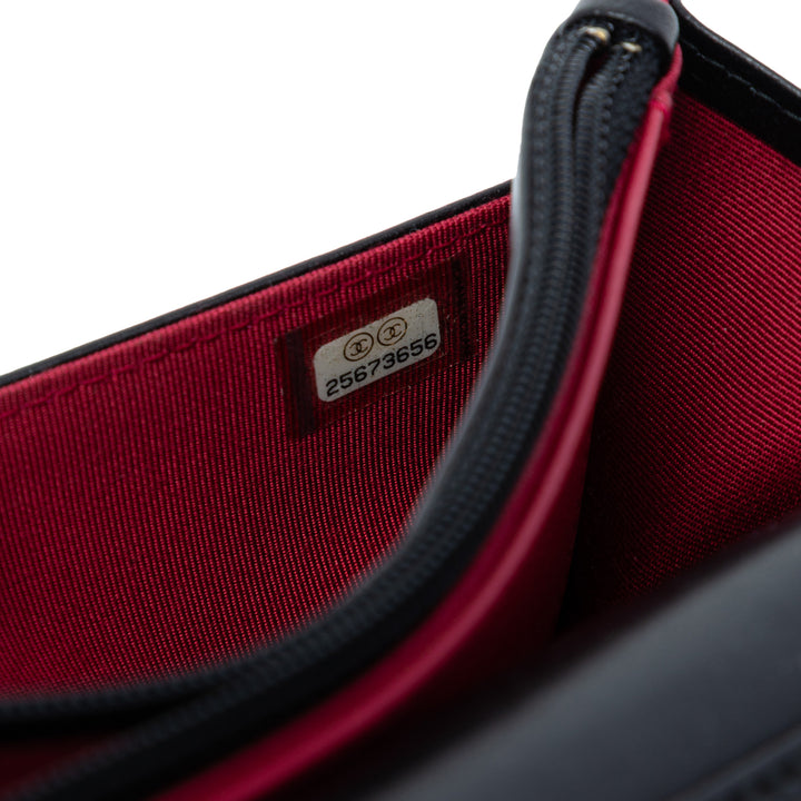 Chanel Matelassé vieilli Cuir de veau Gabrielle Wallet on Chain