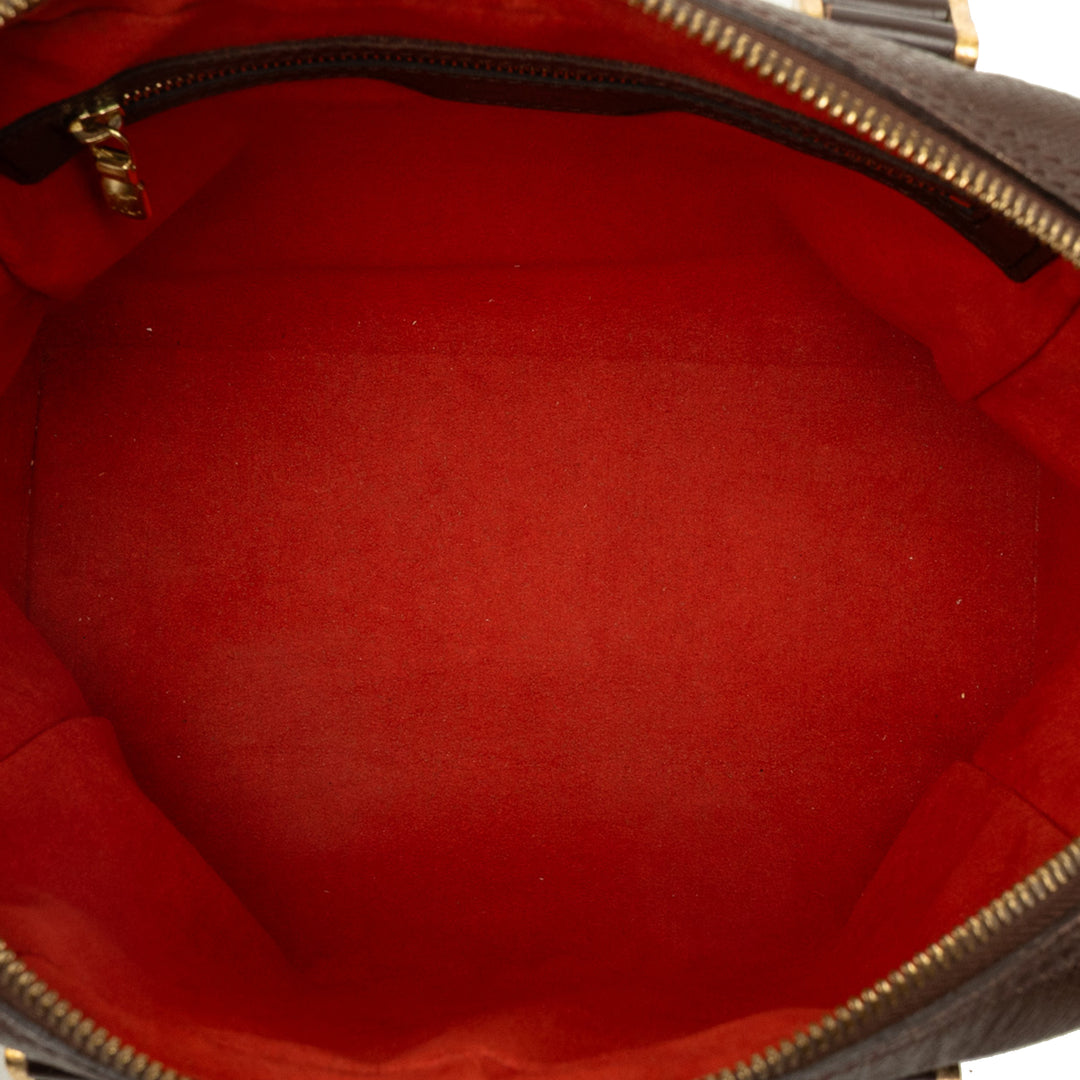 Louis Vuitton Sac à main Brera Damier Ébène Marron – vue 4 – GABY PARIS