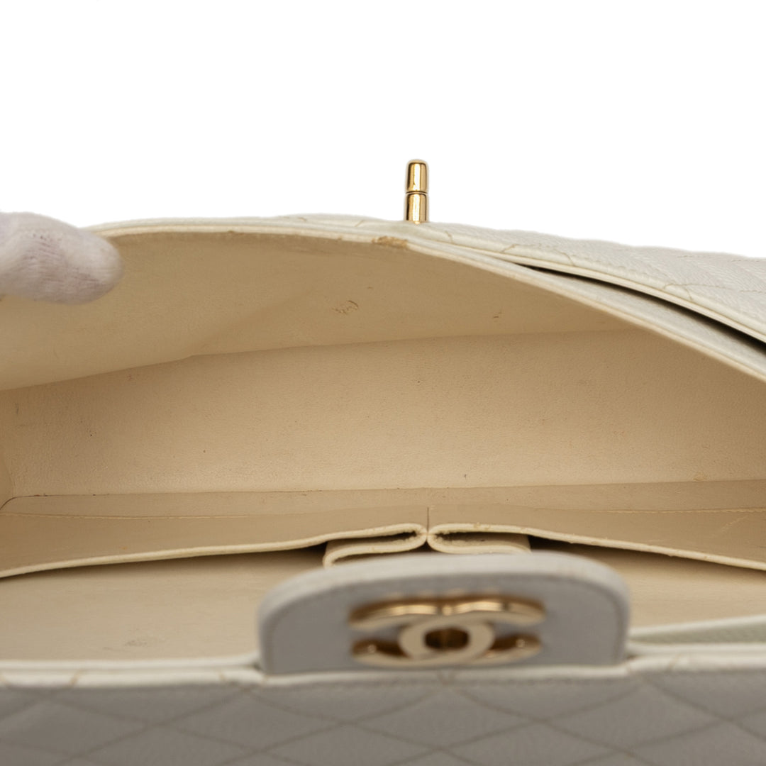 Chanel Medium Classic Caviar Double rabat