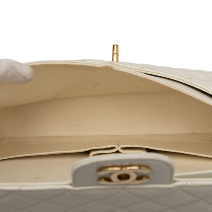 Chanel Medium Classic Caviar Double rabat