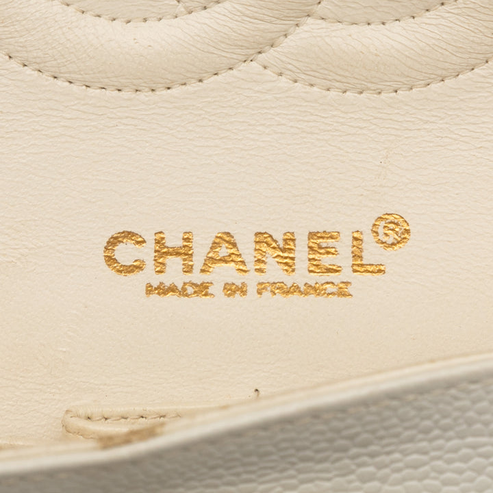Chanel Medium Classic Caviar Double rabat