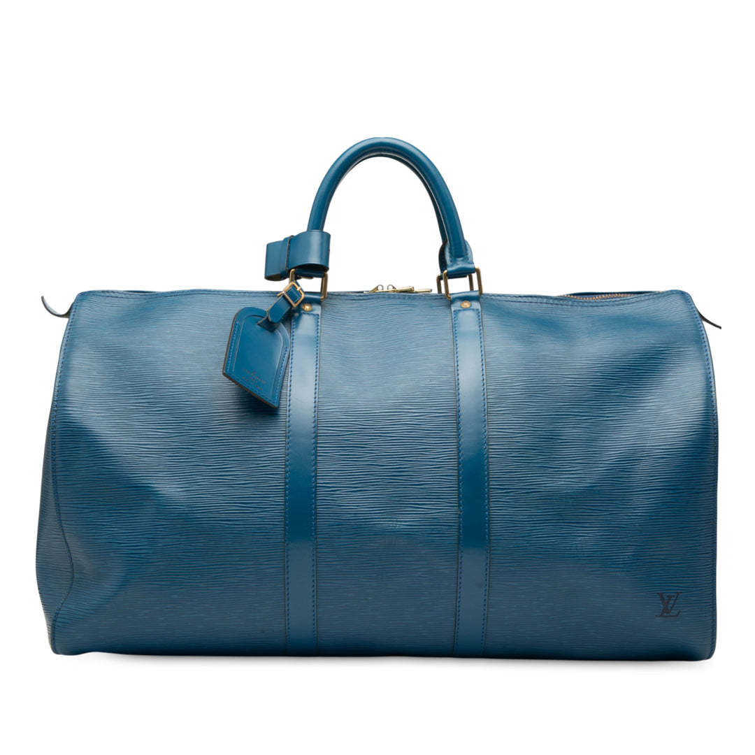 Louis Vuitton Epi Keepall 50 Bleu – GABY PARIS Authentique