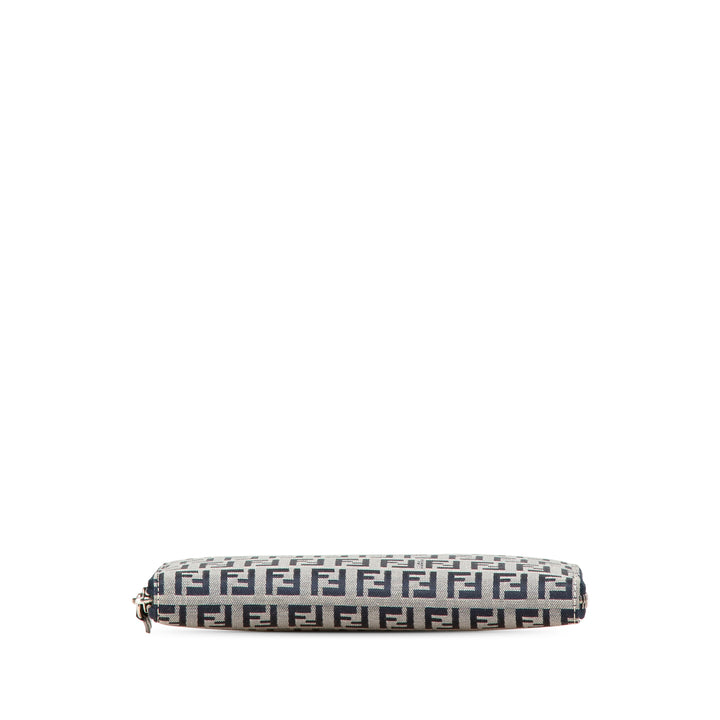 Zucchino Canvas Zip Around Long Wallet Gray - Gaby Paris