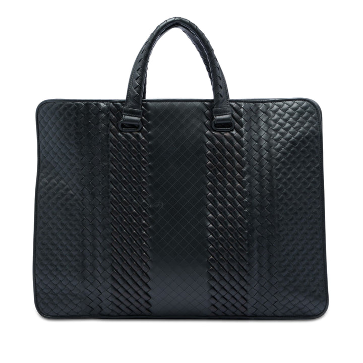 Intrecciato Club Fume Porte-documents nappa Noir