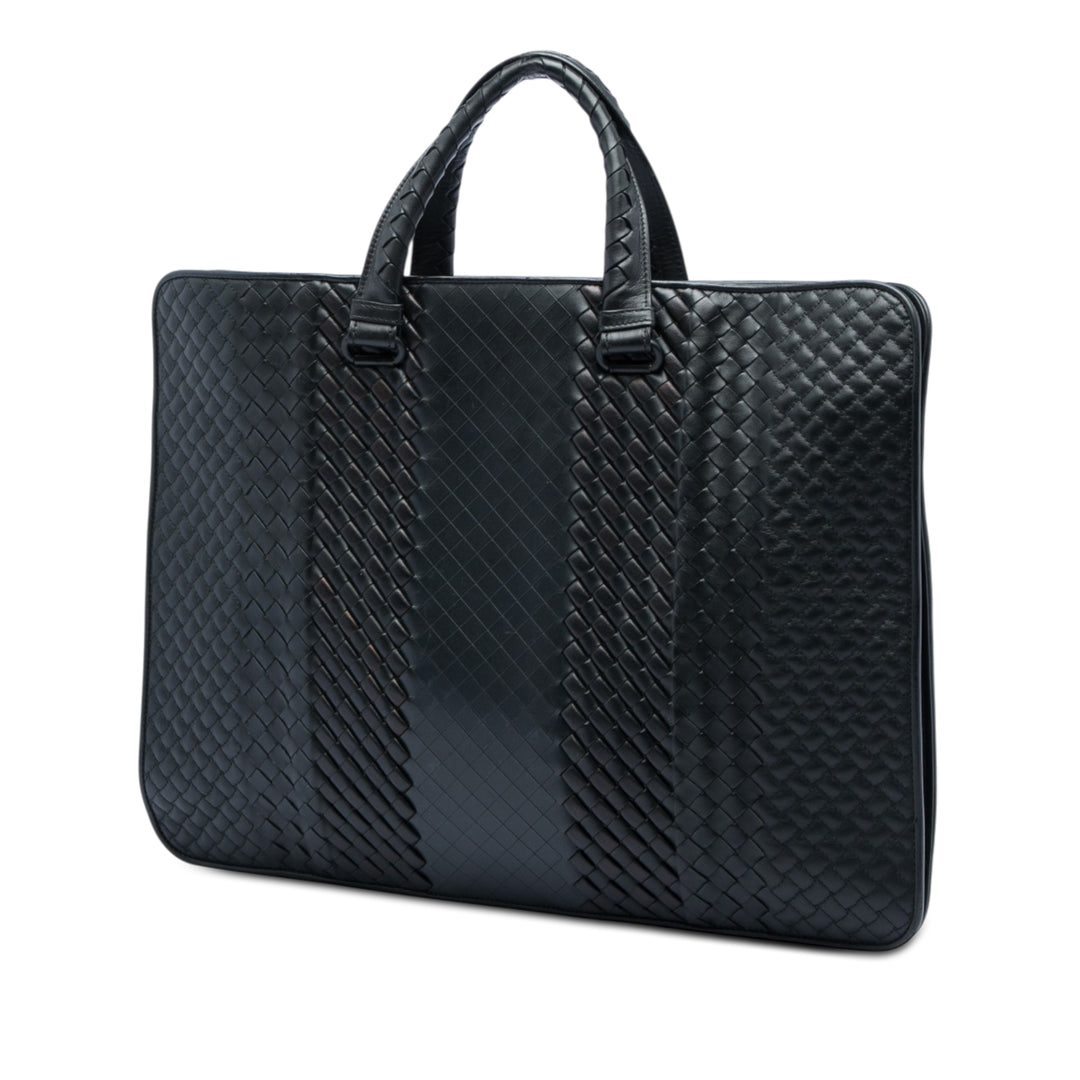 Intrecciato Club Fume Porte-documents nappa Noir