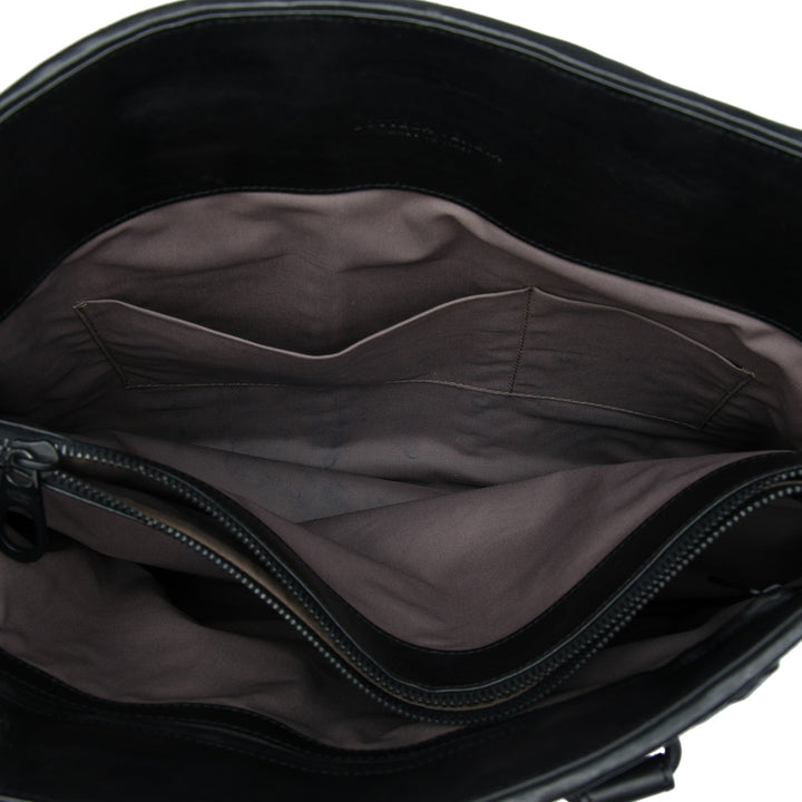 Intrecciato Club Fume Porte-documents nappa Noir
