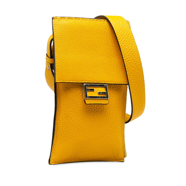 Baguette Phone Crossbody Yellow - Gaby Paris