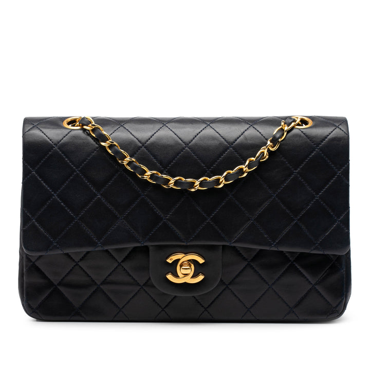 Chanel Medium Classic Cuir de veau Double rabat