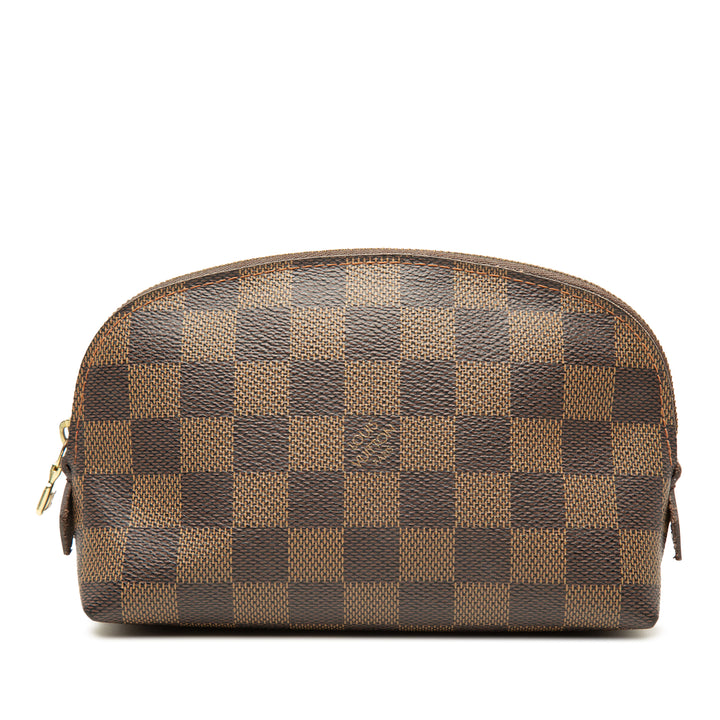 Louis Vuitton Trousse de maquillage PM Toile Damier Ébène