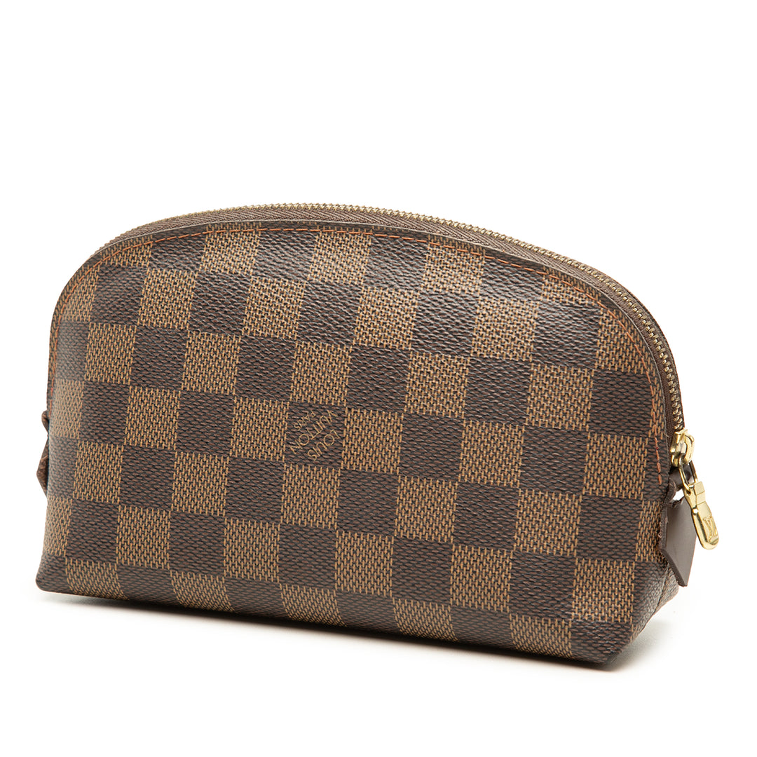 Louis Vuitton Trousse de maquillage PM Toile Damier Ébène