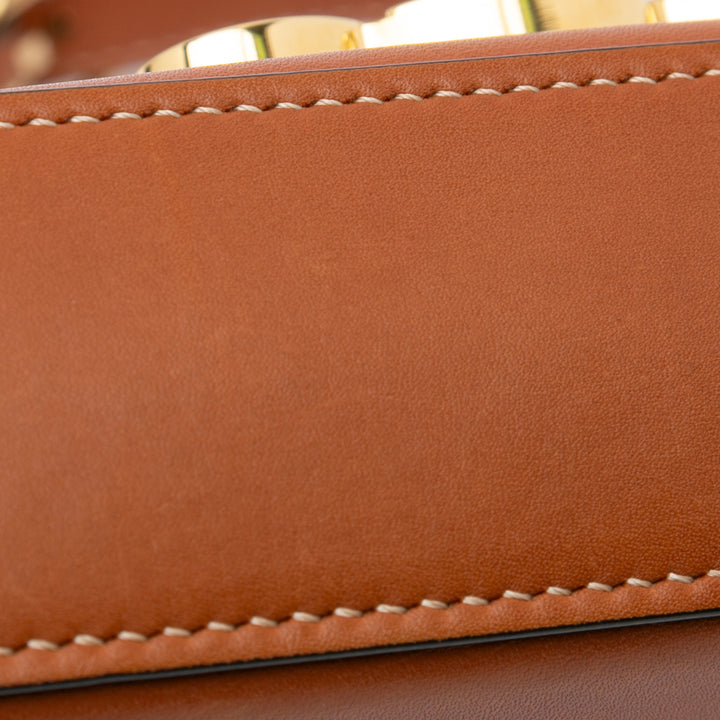 Leather Triomphe Claude Crossbody Brown - Gaby Paris